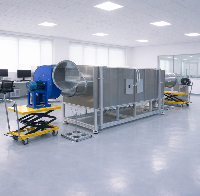 吸油烟机风量测试装置、工业风机风量检测装置