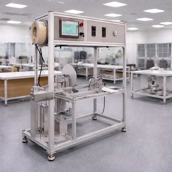 灯串柔绳缠绕试验装置